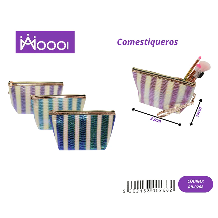 COSMETIQUEROS 23X14CM Precio publicado al por mayor 3 unidades del mismo 1