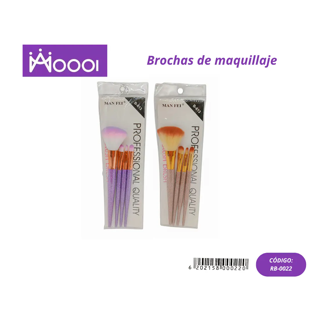 BROCHAS DE MAQUILLAJE 4PCS Precio publicado al por mayor 3 unidades del mismo 1
