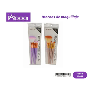 BROCHAS DE MAQUILLAJE 4PCS Precio publicado al por mayor 3 unidades del mismo