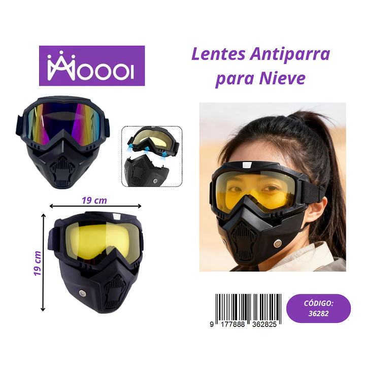 ANTIPARRAS DE NIEVE Precio publicado al por mayor 3 unidades del mismo 1