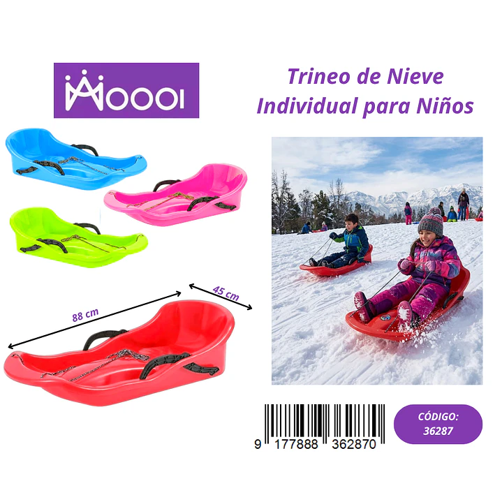 TRINEO DE NIEVE ADULTO/NIÑO Precio publicado al por mayor 3 unidades del mismo 1