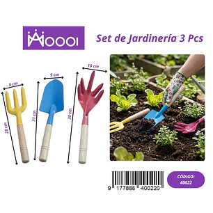 SET DE JARDINERIA 3 PCS Precio publicado al por mayor 3 unidades del mismo