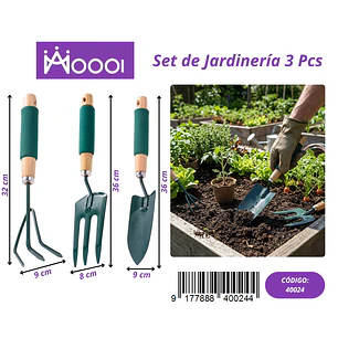 SET DE JARDINERIA 3 PCS Precio publicado al por mayor 3 unidades del mismo