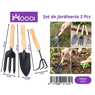 SET DE JARDINERIA 3 PCS Precio publicado al por mayor 3 unidades del mismo