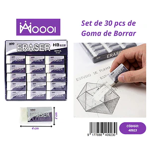 GOMA DE BORRAR BLANCO Precio publicado al por mayor 3 unidades del mismo
