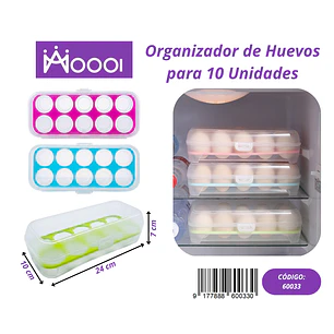 ORGANIZADOR DE HUEVOS PARA 10uds Precio publicado al por mayor 3 unidades del mismo