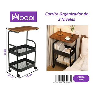 Carrito Organizador de 3 Niveles Precio publicado al por mayor 3 unidades del mismo