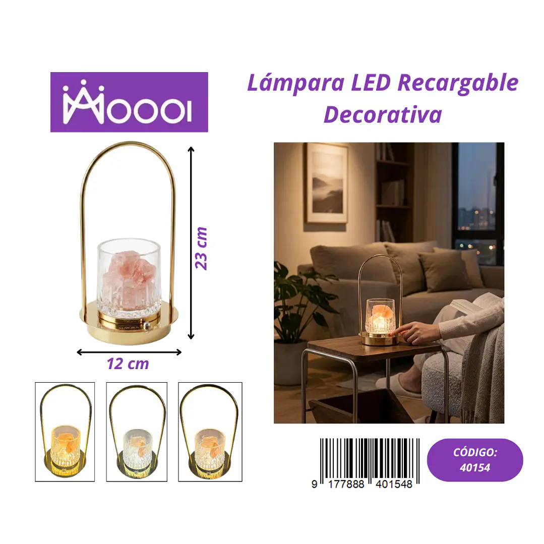 Lampara LED Decorativa Recargable Precio publicado al por mayor 3 unidades del mismo 1