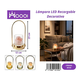 Lampara LED Decorativa Recargable Precio publicado al por mayor 3 unidades del mismo