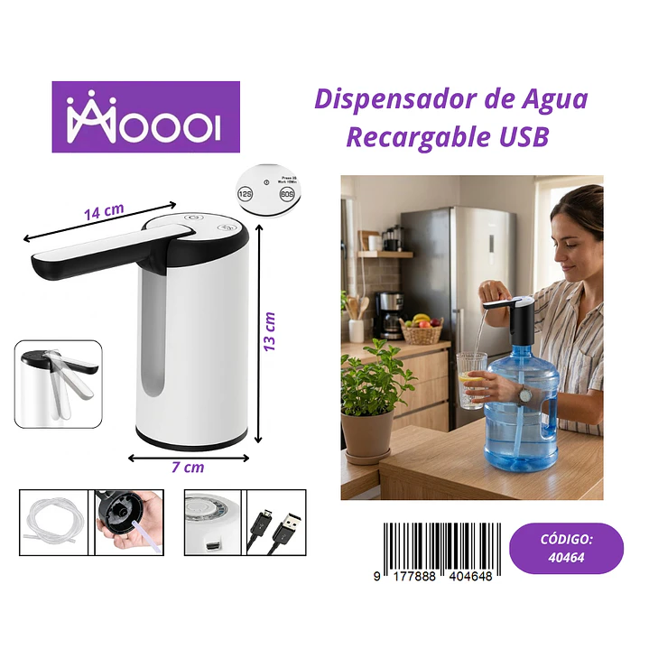 Dispensador de Agua USB-C Precio publicado al por mayor 3 unidades del mismo 1