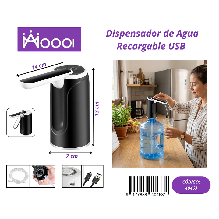 Dispensador de Agua USB-C Precio publicado al por mayor 3 unidades del mismo 1