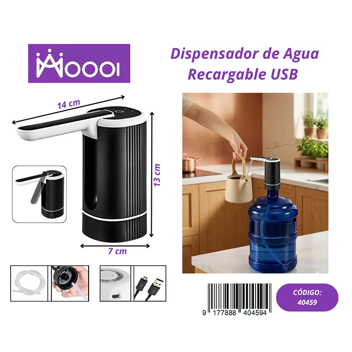 Dispensador de Agua USB-C Precio publicado al por mayor 3 unidades del mismo 1