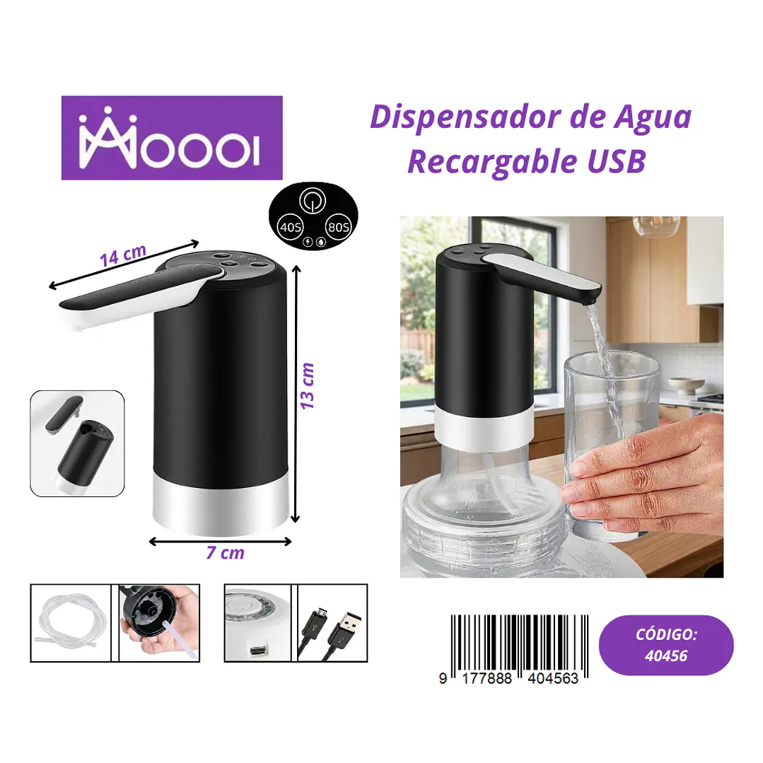 Dispensador de Agua USB-C Precio publicado al por mayor 3 unidades del mismo 1