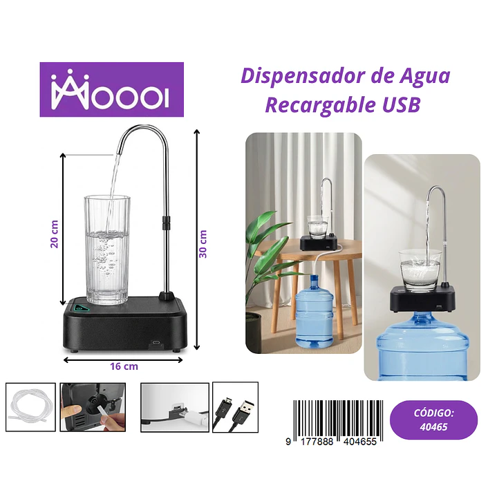 Dispensador de Agua USB-C Precio publicado al por mayor 3 unidades del mismo 1