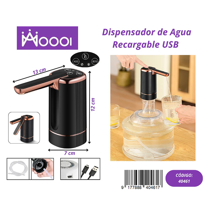 Dispensador de Agua USB-C Precio publicado al por mayor 3 unidades del mismo 1