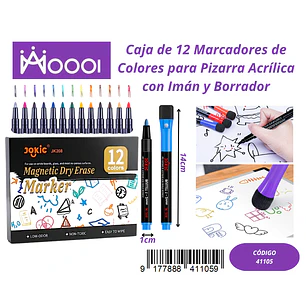 Caja de 12 marcadores de Colores Acrilicos Precio publicado al por mayor 3 unidades del mismo