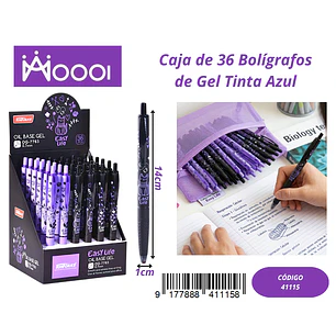 Bolígrafo de Gel Tinta Azul (Valor 1 Pieza) Precio publicado al por mayor 3 unidades del mismo