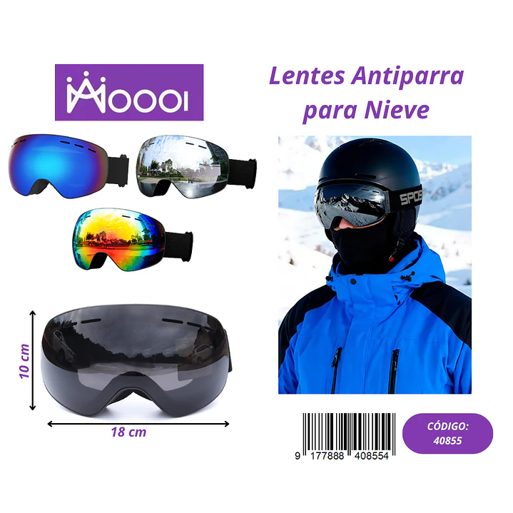 ANTIPARRAS DE NIEVE Precio publicado al por mayor 3 unidades del mismo 1