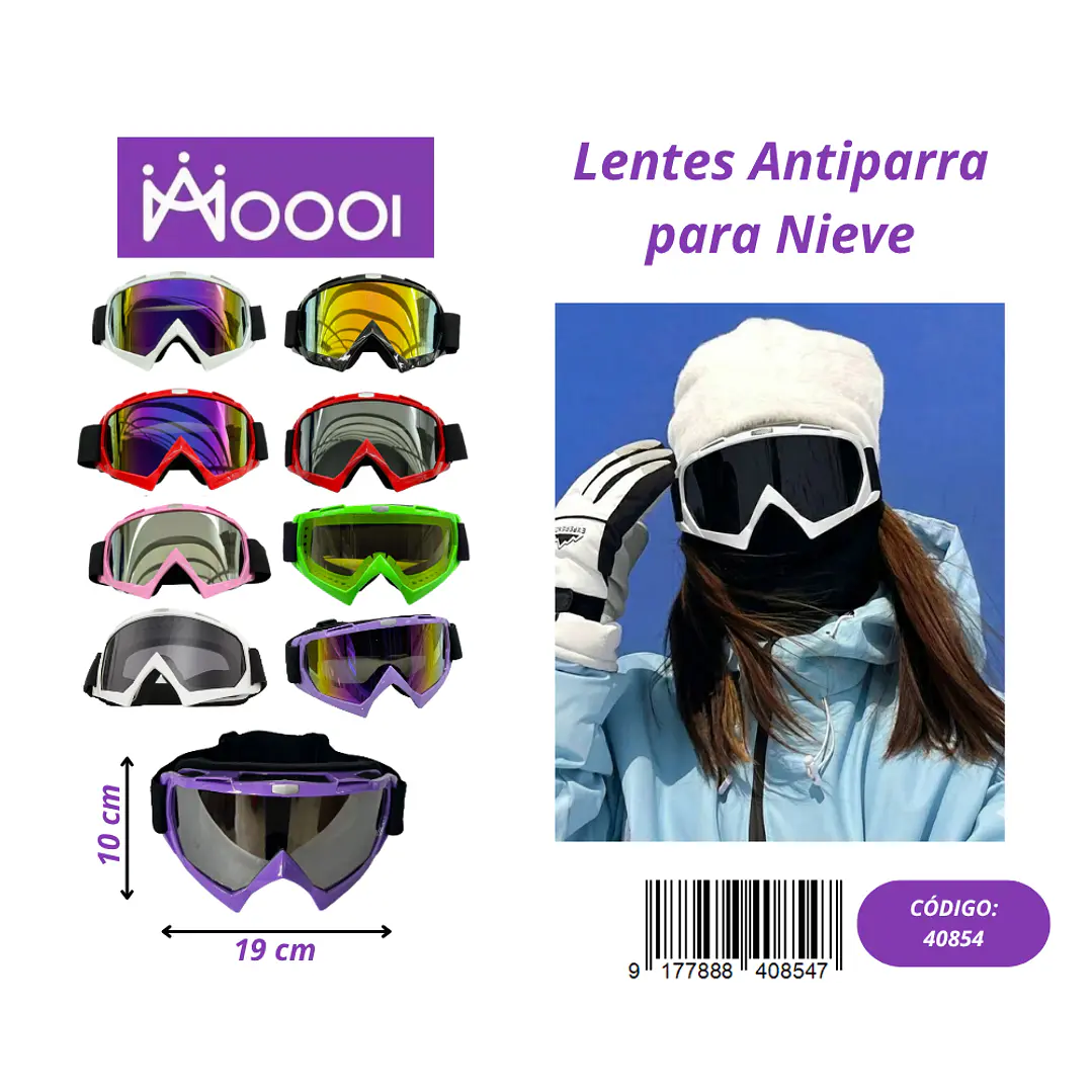 ANTIPARRAS DE NIEVE Precio publicado al por mayor 3 unidades del mismo 1