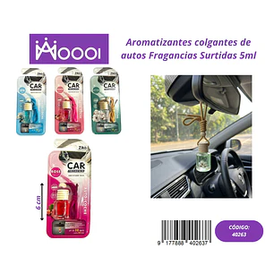 Aromatizador Colgante Para Auto 5ml Precio publicado al por mayor 3 unidades del mismo