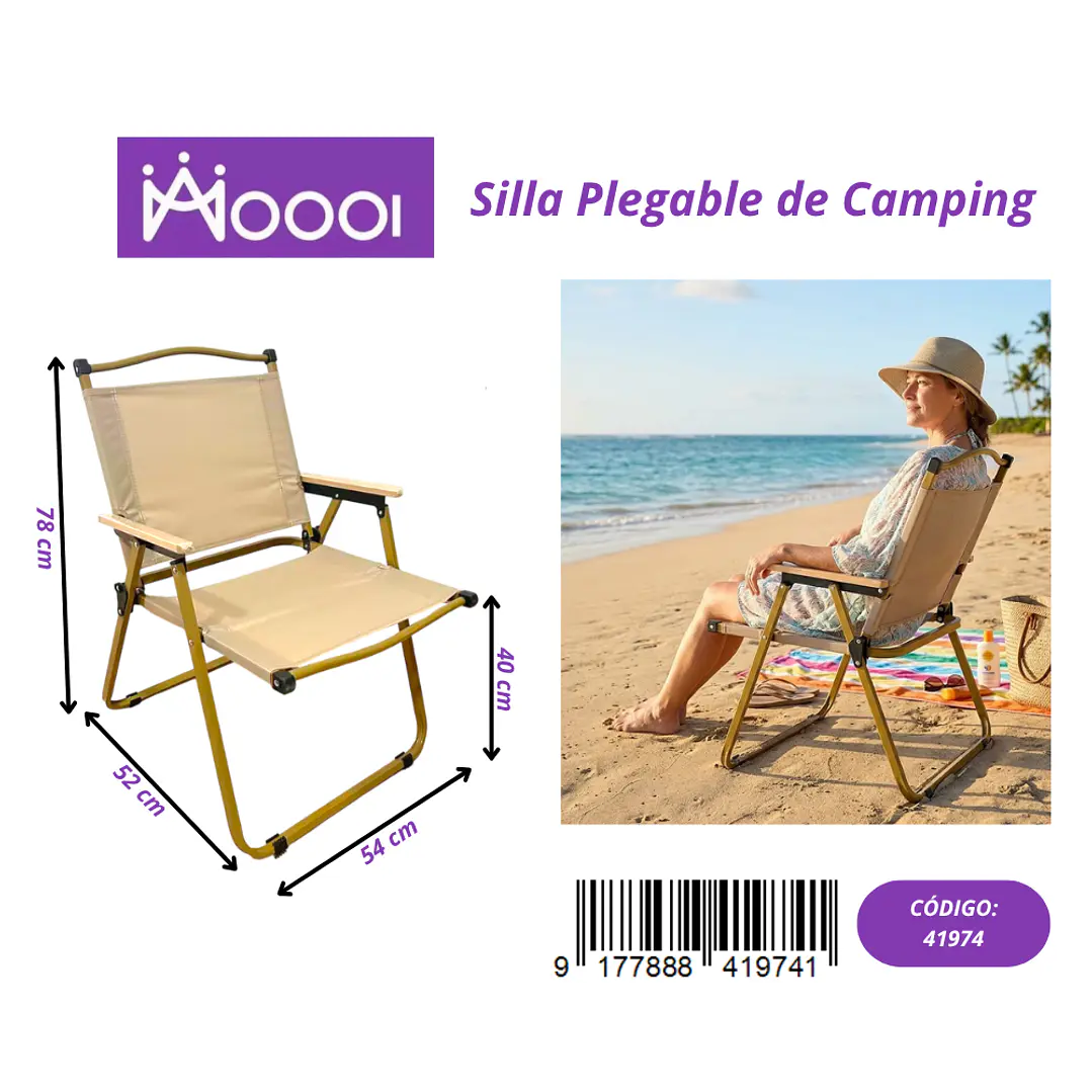 Silla Plegable de Camping Precio publicado al por mayor 3 unidades del mismo 1