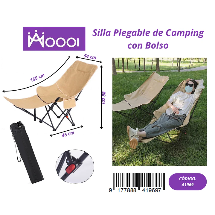 Silla Plegable de Camping Precio publicado al por mayor 3 unidades del mismo 1
