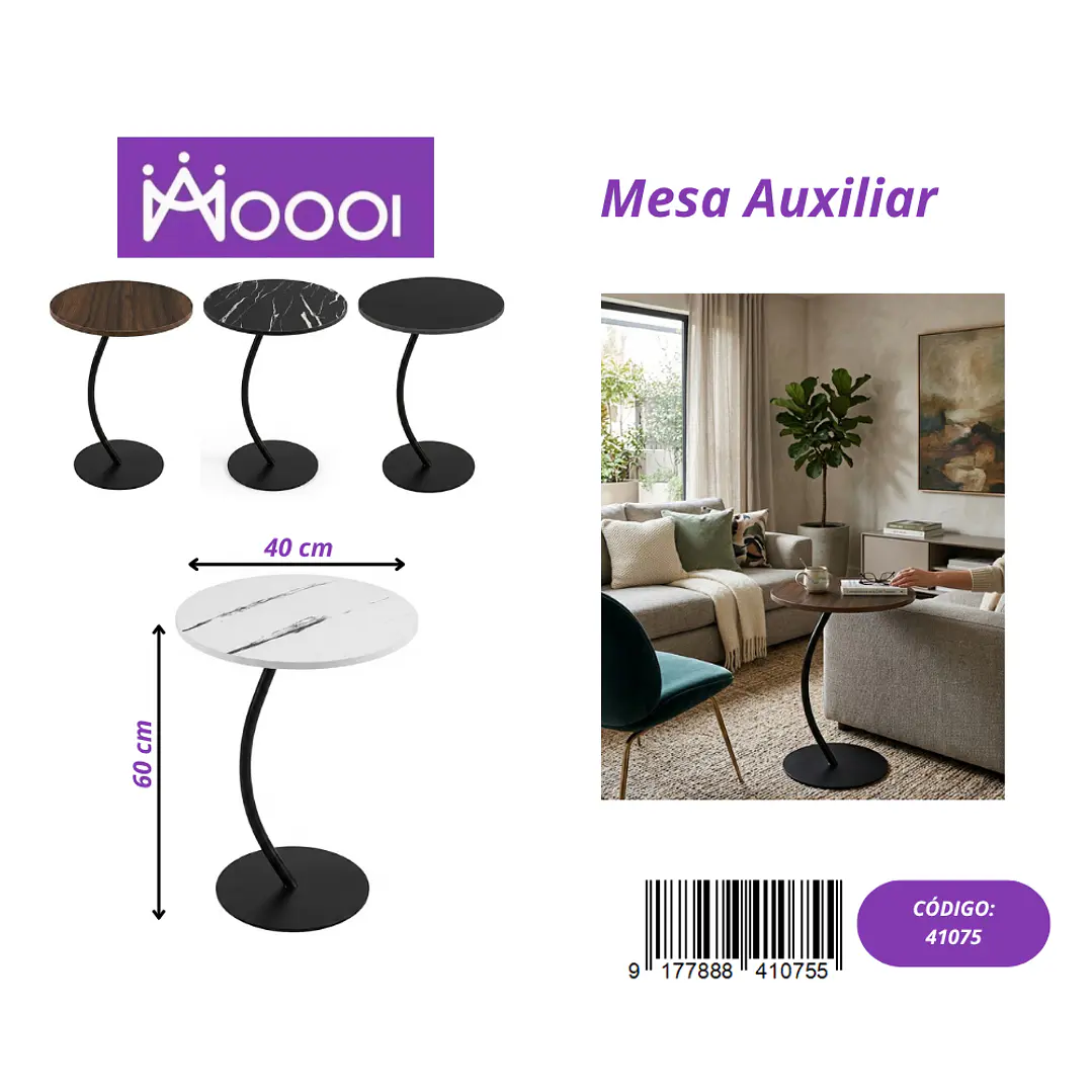Mesa Auxiliar Precio publicado al por mayor 2 unidades del mismo 1