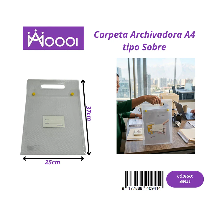 Carpeta Archivadora A4 Tipo Sobre Precio publicado al por mayor 3 unidades del mismo 1
