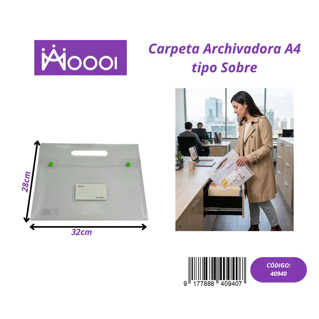 Carpeta Archivadora A4 Tipo Sobre Precio publicado al por mayor 3 unidades del mismo 1