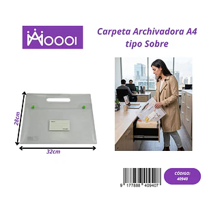Carpeta Archivadora A4 Tipo Sobre Precio publicado al por mayor 3 unidades del mismo
