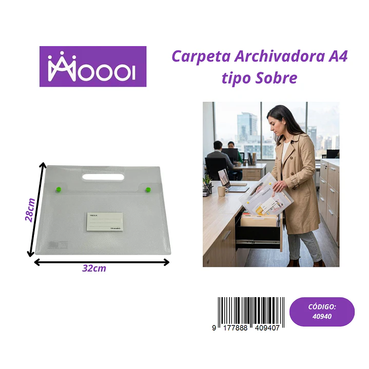 Carpeta Archivadora A4 Tipo Sobre Precio publicado al por mayor 3 unidades del mismo 1