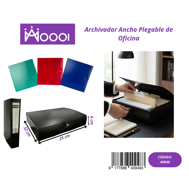 Archivador Ancho Plegable Precio publicado al por mayor 3 unidades del mismo 1