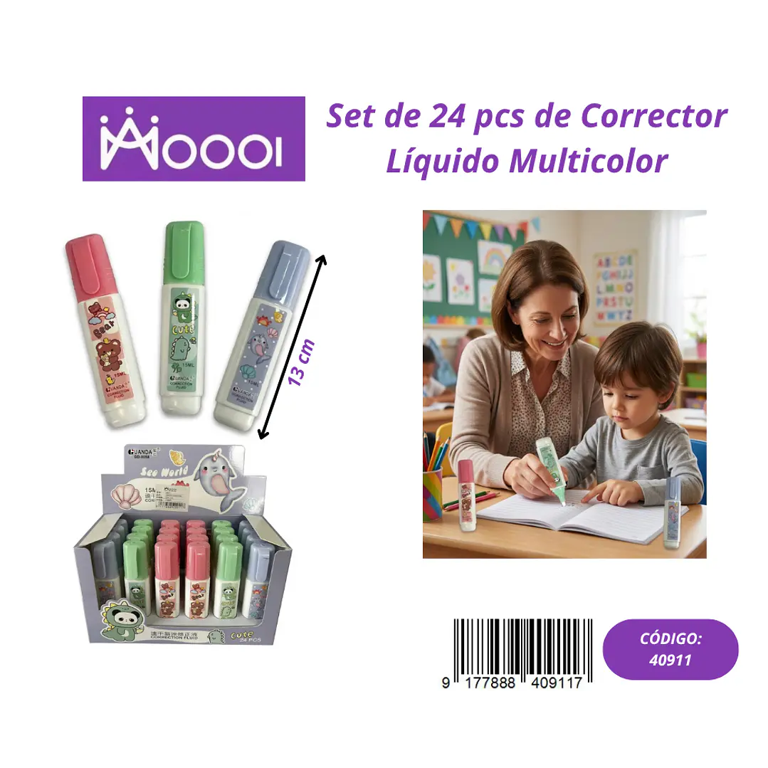 Corrector Liquido (Valor 1 Pieza) Precio publicado al por mayor 3 unidades del mismo 1