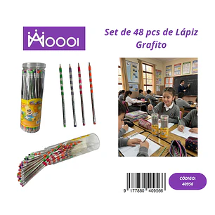 Set de 48Pcs de Lápiz Grafito Precio publicado al por mayor 3 unidades del mismo