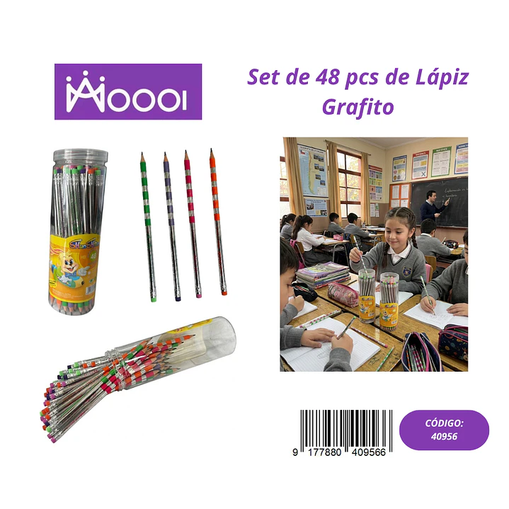 Set de 48Pcs de Lápiz Grafito Precio publicado al por mayor 3 unidades del mismo 1