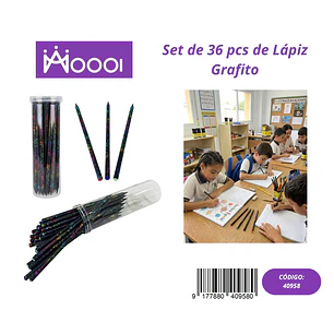 Set de 36Pcs de Lápiz de Grafito Precio publicado al por mayor 3 unidades del mismo