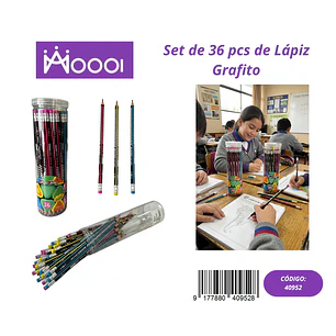 Set de 36Pcs de Lápiz de Grafito Precio publicado al por mayor 3 unidades del mismo