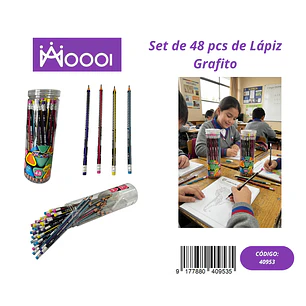 Set de 48Pcs de Lápiz Grafito Precio publicado al por mayor 3 unidades del mismo