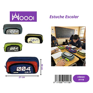 ESTUCHE ESCOLAR DISEÑO NUMEROS MASCULINO Precio publicado al por mayor 3 unidades del mismo