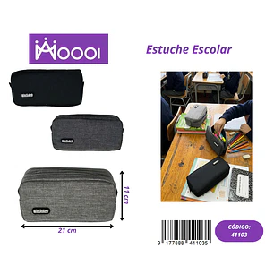 ESTUCHE ESCOLAR UNICOLOR MASCULINO Precio publicado al por mayor 3 unidades del mismo