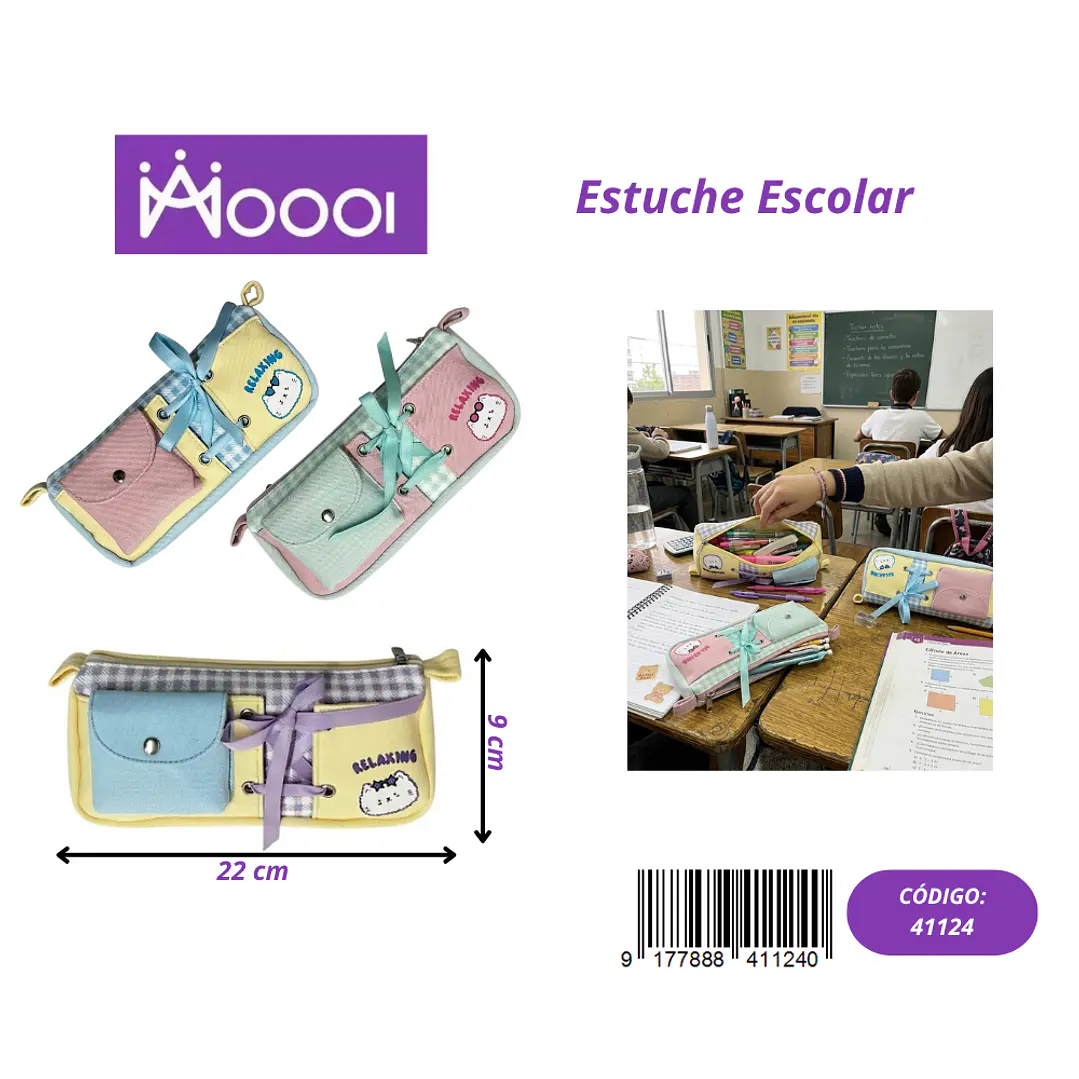 ESTUCHE ESCOLAR DISEÑO CARTERA FEMENINO Precio publicado al por mayor 3 unidades del mismo 1