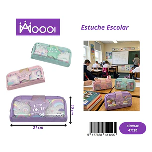 ESTUCHE ESCOLAR DISEÑO ESTRELLA FEMENINO Precio publicado al por mayor 3 unidades del mismo