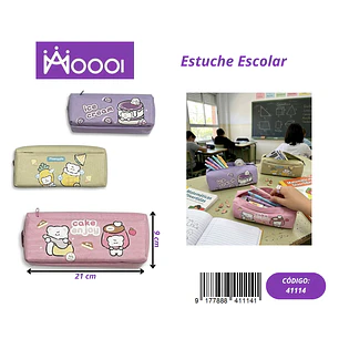ESTUCHE ESCOLAR DISEÑO DULCE FEMENINO Precio publicado al por mayor 3 unidades del mismo