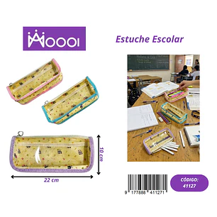 ESTUCHE ESCOLAR DISEÑO PANDA FEMENINO Precio publicado al por mayor 3 unidades del mismo