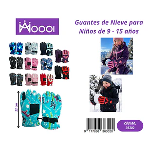 GUANTES DE NIEVE PARA NIÑOS Precio publicado al por mayor 3 unidades del mismo
