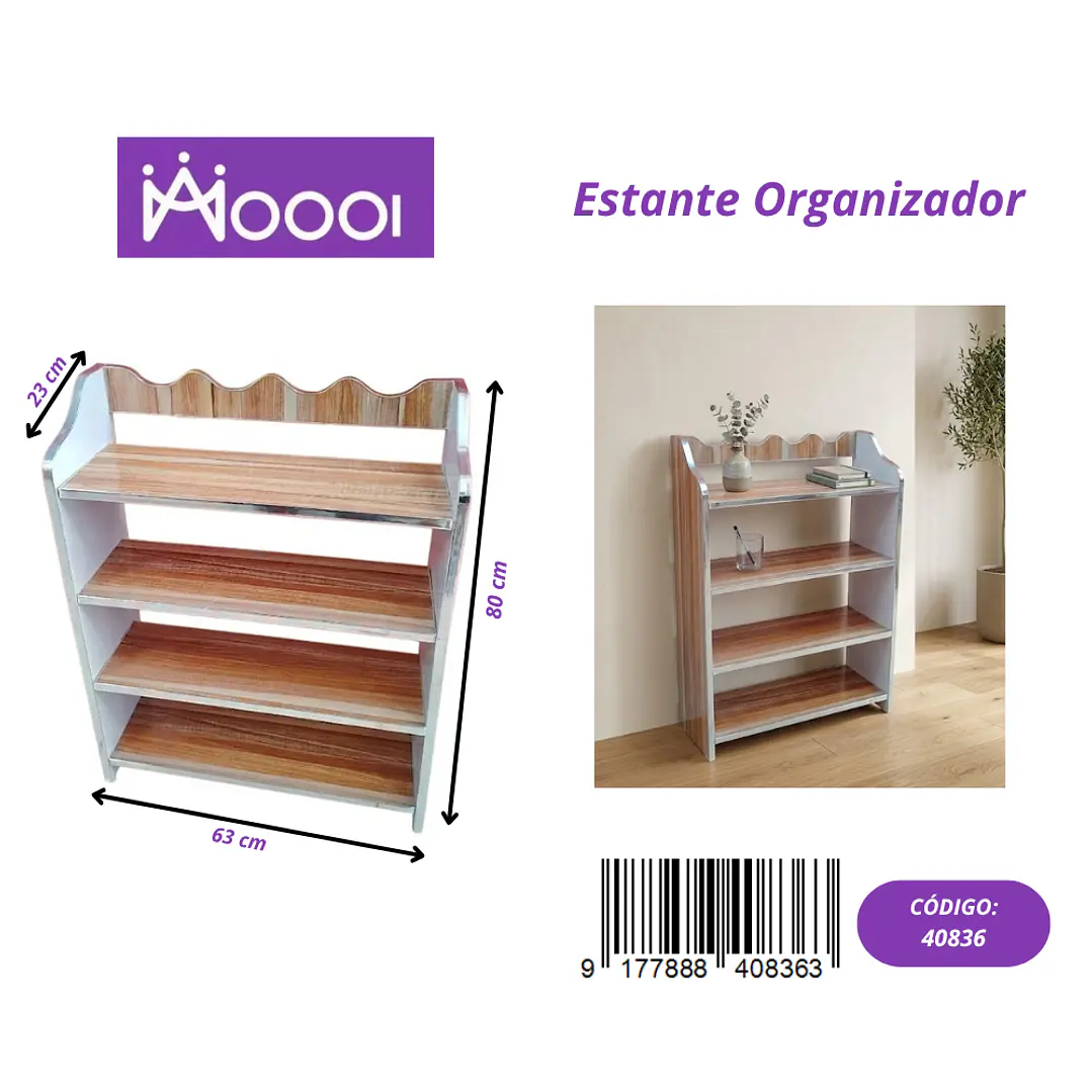 Estante Organizador de 4 Repisas Precio publicado al por mayor 3 unidades del mismo 1