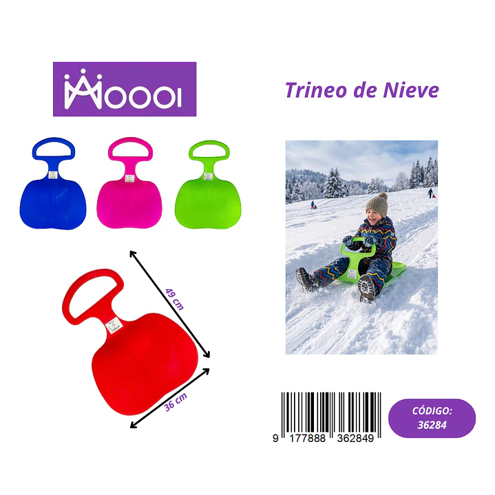 Trineo Silla de Nieve para Niños Precio publicado al por mayor 3 unidades del mismo 1