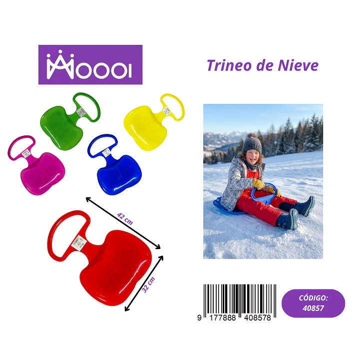 Trineo Silla de Nieve para Niños Precio publicado al por mayor 3 unidades del mismo 1