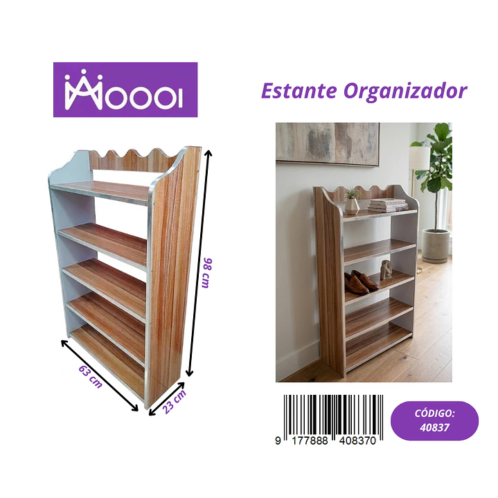 Estante Organizador de 5 Repisas Precio publicado al por mayor 3 unidades del mismo 1