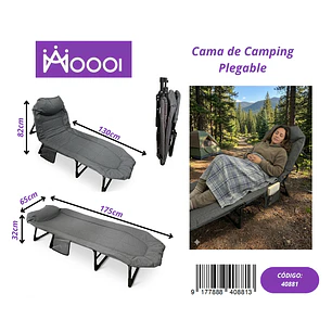 Silla Cama Plegable de Camping Precio publicado al por mayor 3 unidades del mismo